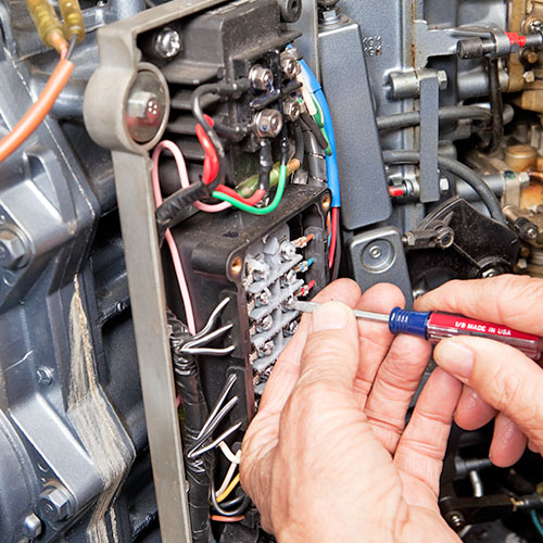 Marine electrical repair